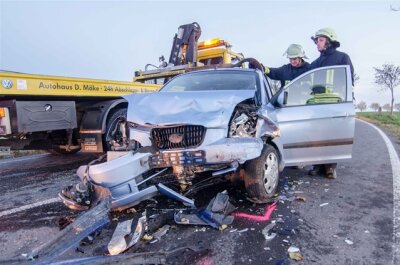 Vier Schwerverletzte bei Unfall nahe Mittelsaida - 