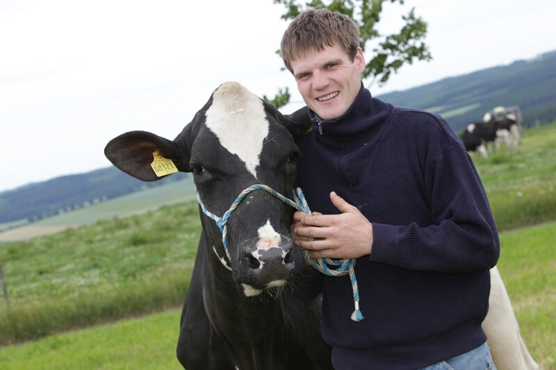 Vogtlands "Bauern-Oscar" geht an Rinderzüchter - Der Milchtierzüchter Michael Kuhn aus dem vogtländischen Schönberg.