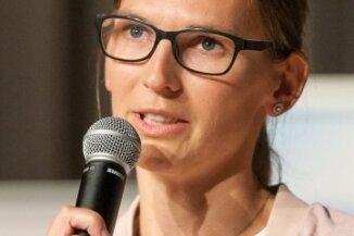 Vom Fremdgehen bis zu Elternfreuden - Sprach über die Höhen und die Tiefen ihrer Laufbahn: Ex-Skispringerin Ulrike Gräßler. 