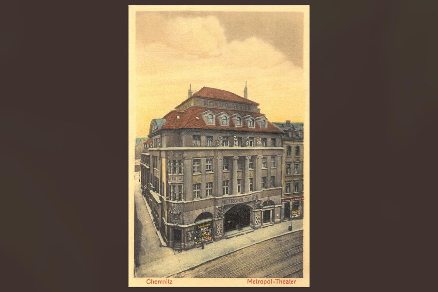 Vom Varieté zum Kino: Chemnitzer Metropol feiert Jubiläum - Das Metropol-Theater vor dem Zweiten Weltkrieg. 1947 eröffnete es wieder, allerdings ohne die obere Etage.