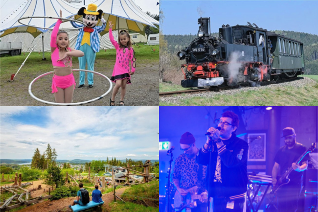 Von Familienfest bis Popband-Auftritt: Was an Pfingsten im Raum Aue los ist - Zirkus, Dampffahrt und Co.: Über Pfingsten ist in der Region Aue einiges los.