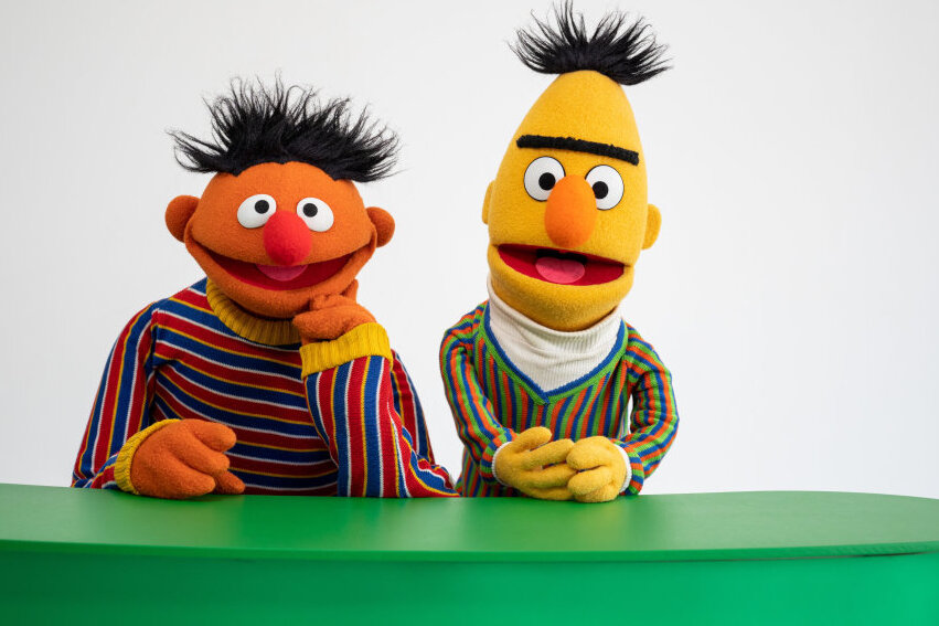 Von Keksen und Karotten: 50 Jahre Sesamstraße - Die Puppen Ernie und Bert sind die vielleicht bekanntesten Gesichter der "Sesamstraße". 