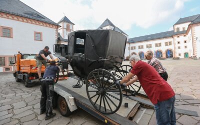 Vor dem Umbau: Kutschenmuseum in Schloss Augustusburg ist jetzt leergezogen - 