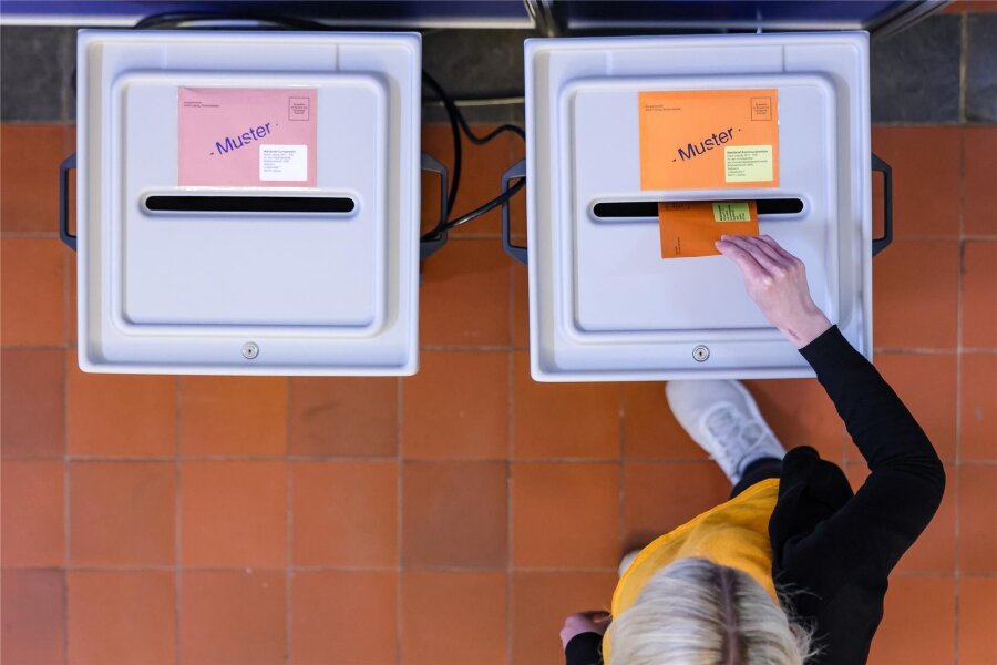 Vor der Europa- und Kommunalwahl: So spannend wird der Wahlsonntag in Sachsen - Für Europa, für Landkreise, Städte und Gemeinden: Etwa 3,3 Millionen Sachsen können am Sonntag ihre Stimme abgeben.