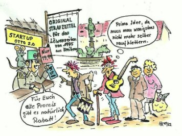 Vorsicht Satire: Was die Ostrock-Band "City" im Rathaus von Freiberg machte und warum Flöha noch eine Brücke braucht - 