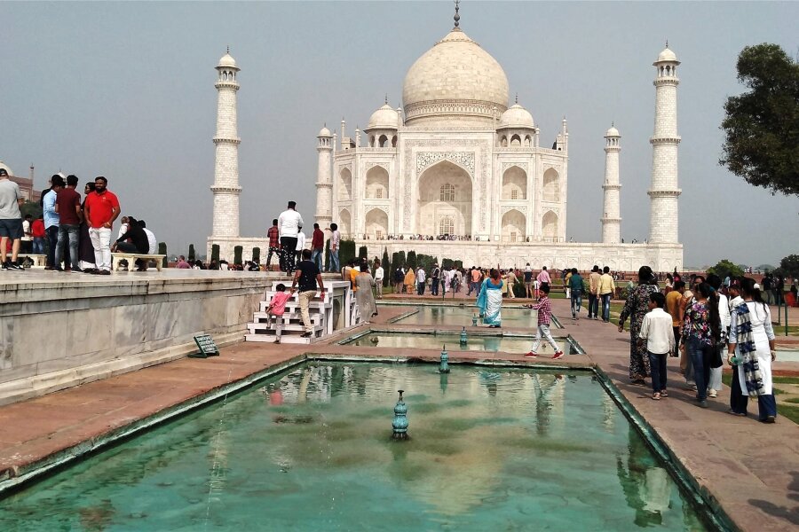 Vortrag über Indien-Reise im Beratungszentrum „Halt“ in Hohenstein-Ernstthal - Gerhard Meyer hat auf seiner Indienreise viel erlebt und entdeckt. Auch das Taj Mahal war ein Reiseziel.