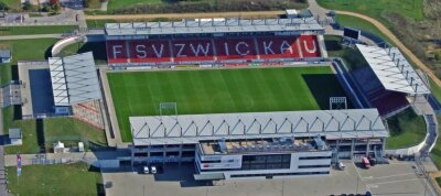 VW Sachsen verlängert Sponsoring beim FSV Zwickau - Die GGZ-Arena in Zwickau.
