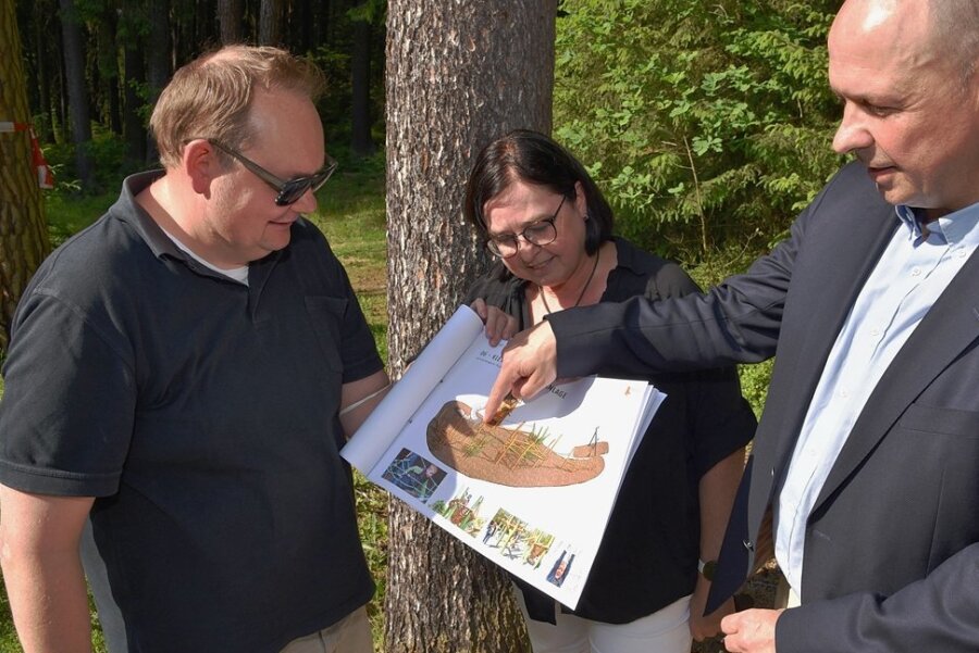 Voller Vorfreude auf das "Elsterweltchen" ist das Chursachsen-Führungstrio Stephan Seitz, Heike Schlack und Florian Merz (v. links).