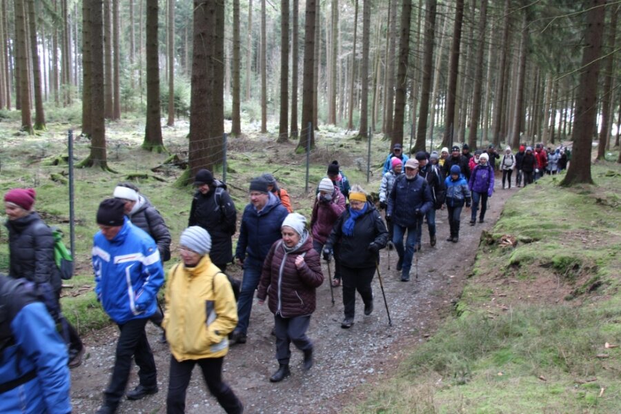 Wanderer erkunden Spuren des Altbergbaus - Knapp 80 Teilnehmer begaben sich am Sonntag auf die Spuren des Altbergbaus. 