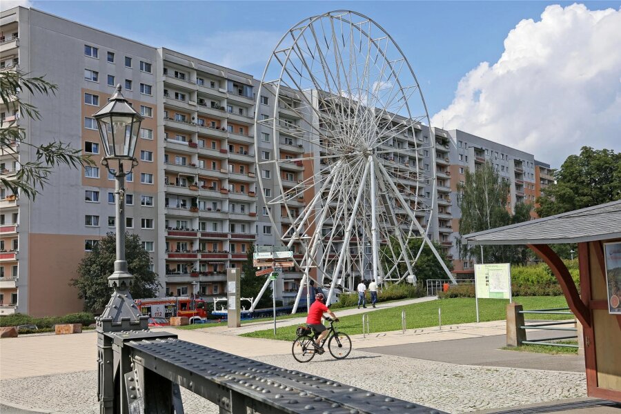 Warum das Riesenrad nicht zum Zwickauer Stadtfest kommt - 2017 und 2018 stand das Riesenrad beim Zwickauer Stadtfest am Muldeparadies.
