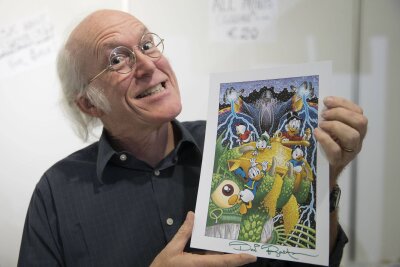 Steht mit zwei zur Wiederveröffentlichung gesperrten, als kolonialismuskritisch geltenden Geschichten um Dagobert Duck im Zentrum der Zensur-Affäre um den Disney-Konzern: Zeichner Don Rosa. 