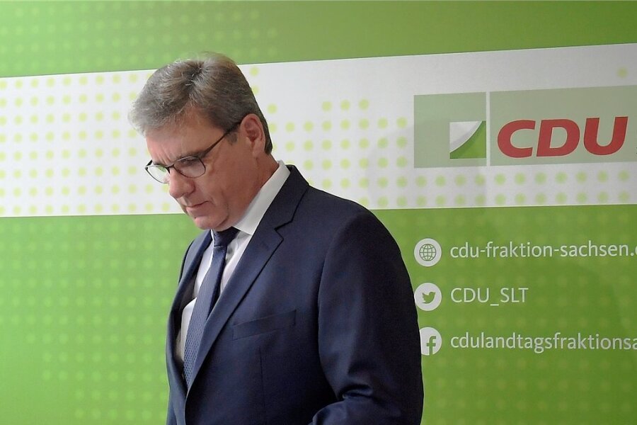 Warum der Fraktionschef ein Jahr vor der Landtagswahl hinwirft - Seit 2014 war Frank Kupfer sächsischer CDU-Landtagsfraktionschef. Nun gibt er sein Amt auf. Vor der Presse in Dresden erläuterte er seine Gründe.