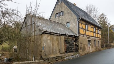 Warum ein altes Haus Fotografen anlockt - So sieht das Gebäude in Borstendorf aus. 