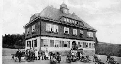 Warum ein Leipziger Verein beim Bethlehemstift einsteigen könnte - Der Erzgebirgshof Bethlehemstift um 1910. 