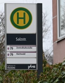 Warum Haltestellen in Chemnitz plötzlich einen neuen Namen haben - Beispiel Schloßberg: Aus "Pentahotel" wird "Salzstraße". 