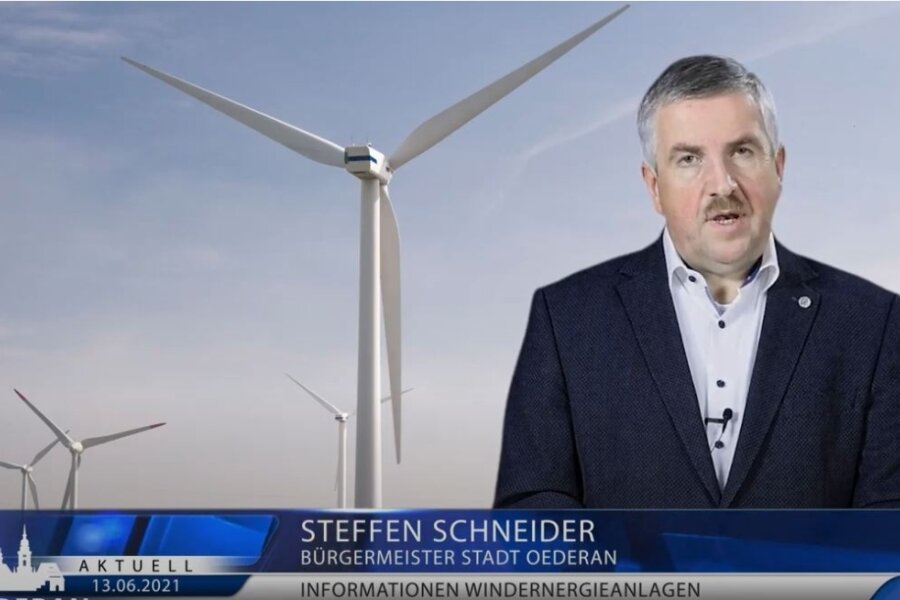 Warum man in Oederan dem Volk aufs Maul schaut - Auch auf dem kommunalen Youtube-Kanal bat Bürgermeister Steffen Schneider um Beteiligung an der Bürgerumfrage zur Windkraft. 