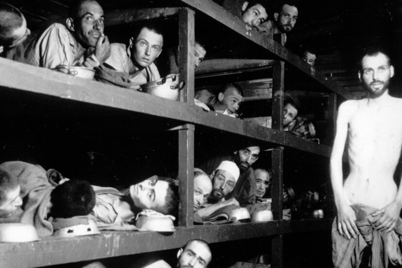 Aufnahme aus dem KZ Buchenwald. Hier kamen auch Zwickauer Juden ums Leben. 