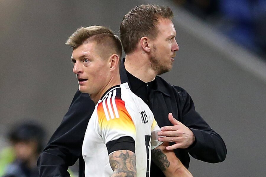 Warum Xabi Alonso und Carlo Ancelotti die Hoffnungen auf eine erfolgreiche EM für Deutschland nähren - Toni Kroos ist zurück im Nationalteam, dank Bundestrainer Julian Nagelsmann. Klappt es mit einem meisterlichen Abschied von der Fußballbühne?