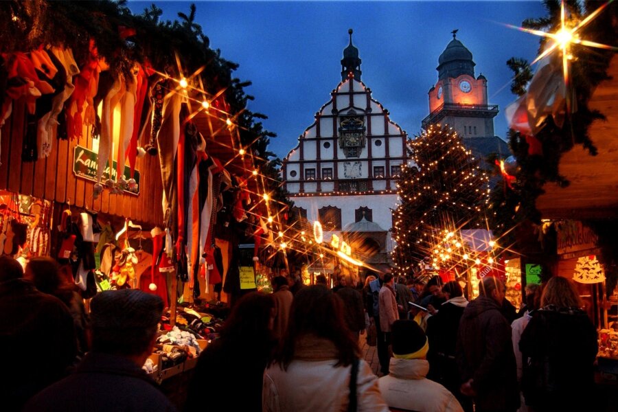 Was auf dem Plauener Weihnachtsmarkt in diesem Jahr neu sein wird - Der Plauener Weihnachtsmarkt wird in diesem Jahr am 28. November eröffnet.