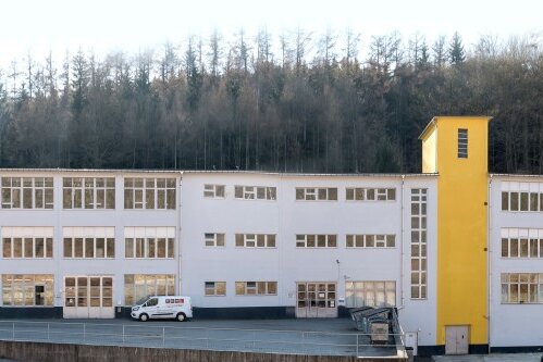 Der Produktionskomplex auf dem Gelände des früheren MZ-Werkes - heute Multi-Zentrum Zschopau. 