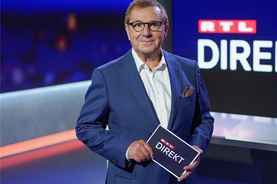 Was Jan Hofer mit "RTL Direkt" vorhat - Jan Hofer im Studio von "RTL Direkt". Ab Montag wird er zeitgleich zu den "Tagesthemen" bei RTL auf Sendung sein.