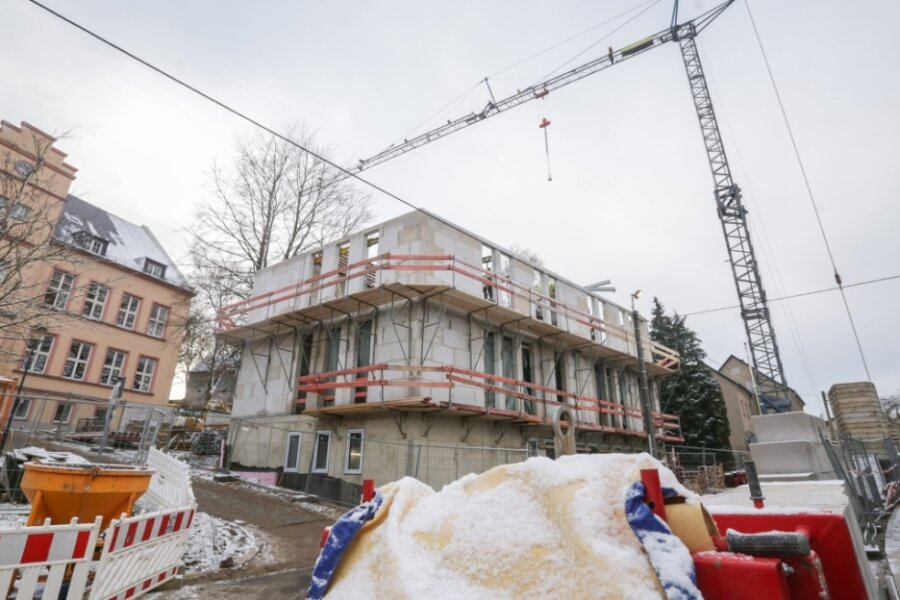Eine große Investition 2022 ist der Fertigbau des neuen Hortgebäudes an der Grundschule in Mohsdorf. 