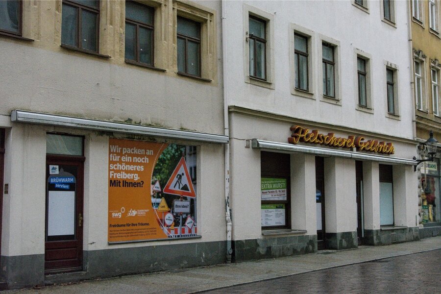 Was sich in der ehemaligen Fleischerei Gelbrich in Freiberg tut - In den Häusern Petersstraße 7 und 9 in Freiberg war bis Ende 2012 die Fleischerei Gelbrich ansässig. Die Städtische Wohnungsgesellschaft Freiberg hat den Komplex voriges Jahr gekauft.