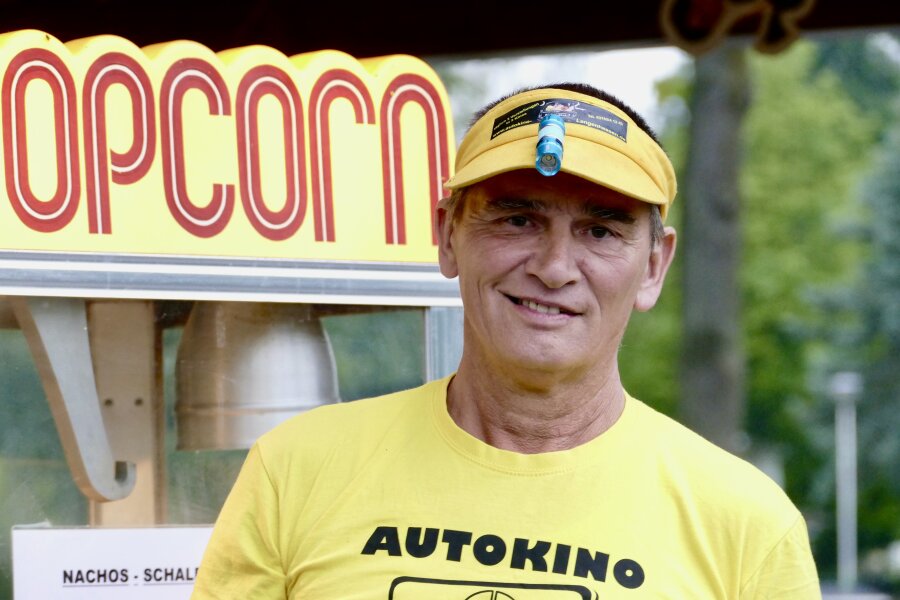 Andreas Osse betreibt das Autokino seit 1991. 