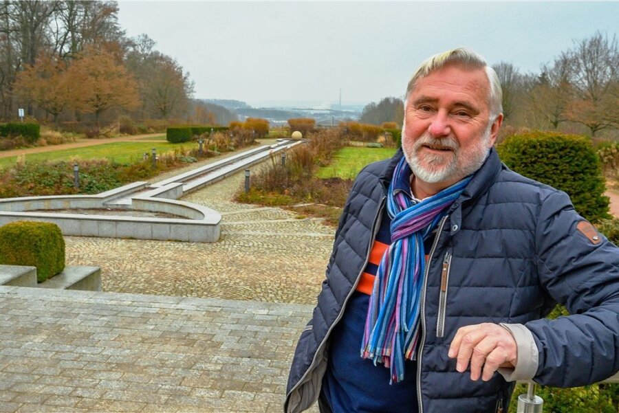 Was von Gartenschauen übrig bleibt - ein Besuch in Lichtenstein - Altbürgermeister Wolfgang Sedner. 