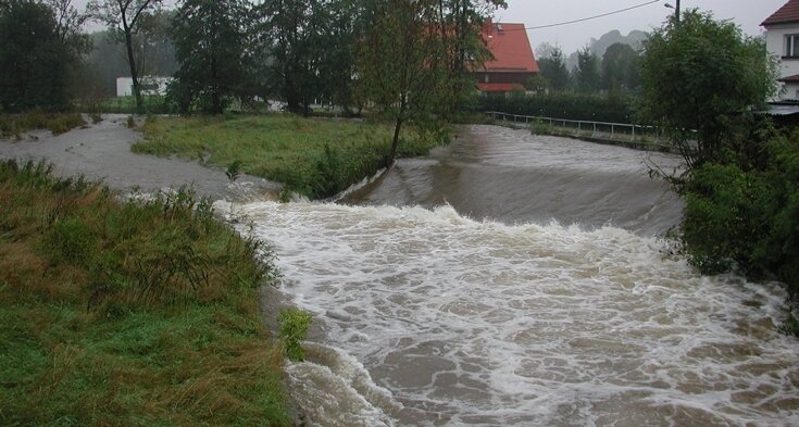 Hochwasser in Naundorf 