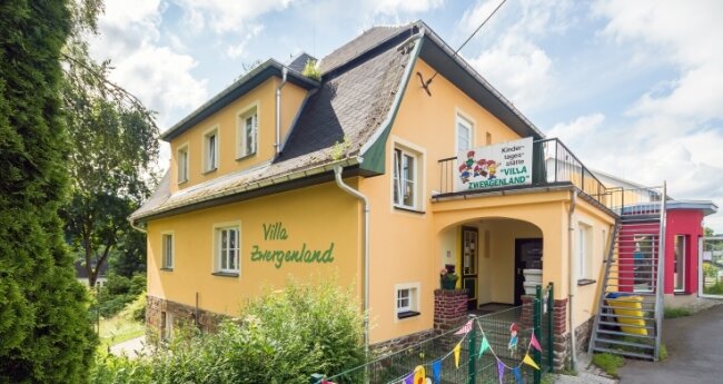 Die Heidersdorfer Kindertagesstätte Villa Zwergenland. 