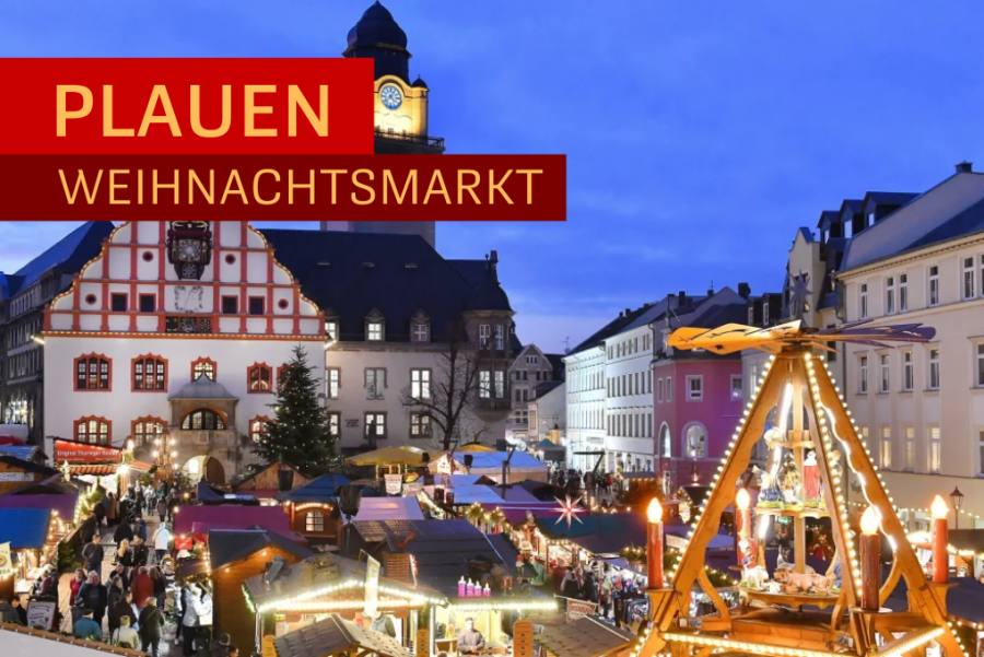 Weihnachtsmarkt in Plauen - 