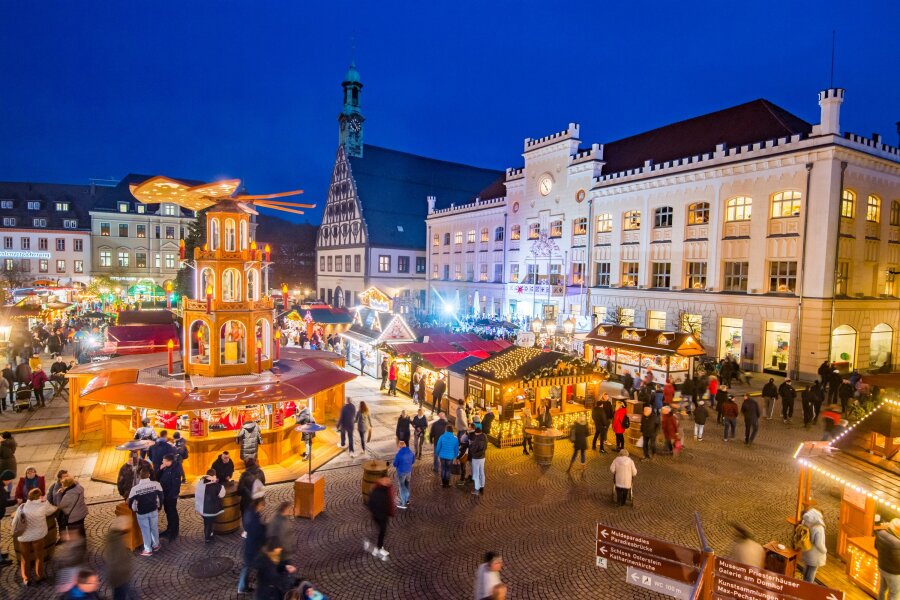 Weihnachtsmarkt in Zwickau 2023 - Weihnachtsmarkt in Zwickau