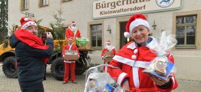 Weihnachtswichtel in Kleinwaltersdorf auf Tour - 