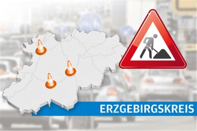 Welche Straßen im Erzgebirge diese Woche gesperrt sind - Auf vielen Straßen im Erzgebirgskreis müssen Kraftfahrer in den kommenden Tagen wieder mit Behinderungen und Vollsperrungen rechnen.