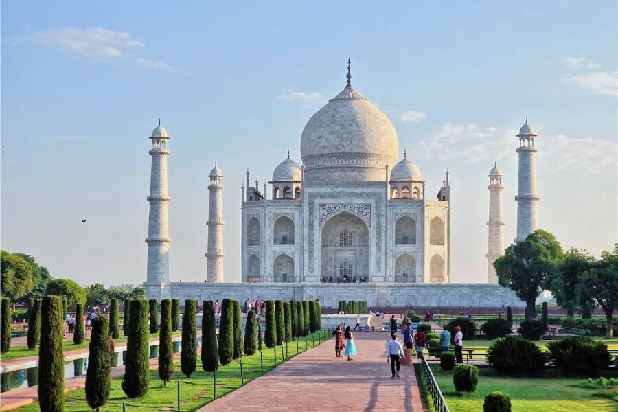 Weltenbummler erzählt über Nordindien - Das Taj Mahal ist der Höhepunkt der Reise, von der Weltenbummler Lothar Seidel berichtet. Foto: Sebastian Meyer
