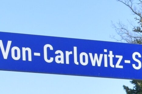 Eine Straße im Stadtteil Friedeburg ist nach Carlowitz benannt. Sie sei aber nicht öffentlich gewidmet, sagt Vize-OB Holger Reuter. 