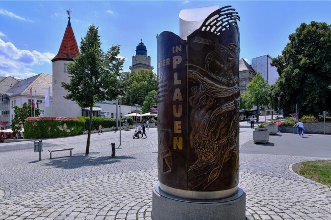 Ein Wendedenkmal hat Plauen bereits. Nun steht eine gemeinsame Bewerbung mit Leipzig um das Einheitszentrum an.