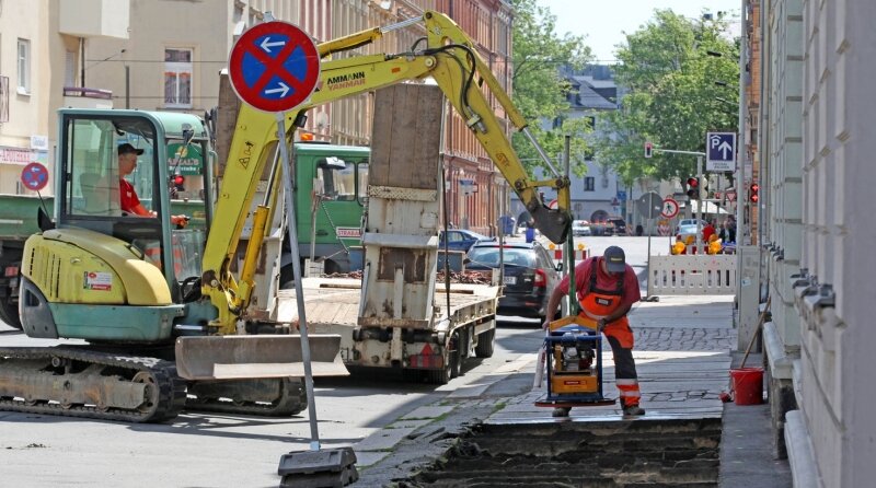 Weniger Lärm, mehr Komfort: Kreisigstraße wird wieder freigegeben - Baustelle Kreisigstraße