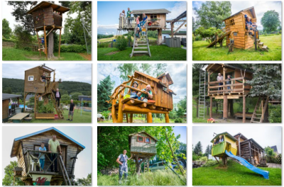 Wer hat das schönste Baumhaus im Erzgebirge? - 