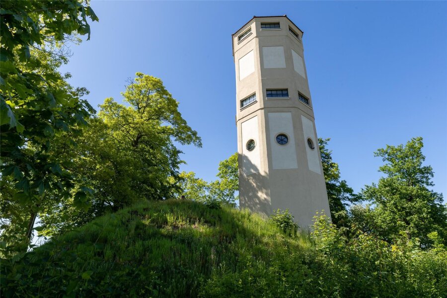 Wer sitzt im Ortschaftsrat Rebesgrün? - Der Wasserturm ist das Rebesgrüner Wahrzeichen. Und wird den neuen Ortschaftsrat wohl oft beschäftigen.