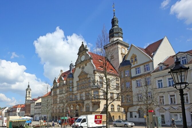 Werdauer Ansichten in Dresden gefragt - Das Rathaus zählt zu den schönsten in Sachsen. 