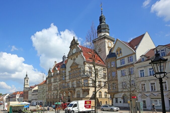 Das Rathaus zählt zu den schönsten in Sachsen. 