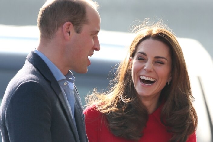 Werden Grübchen vererbt? - Prinz William und seine Frau, Herzogin Catherine von Cambridge. Die Herzogin gilt als berühmteste "Grübchen-Trägerin". 