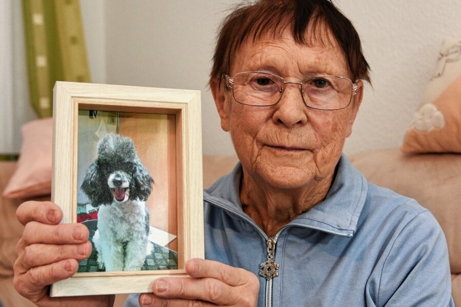Weshalb eine Adorferin für ihren Hund eine Traueranzeige aufgibt - Renate Kehr aus Adorf trauert um ihren verstorbenen Hund Felix. 
