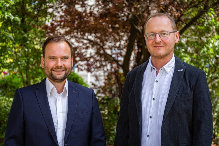 Westsachsen: Wechsel im Diakonie-Vorstand - Dr. Andreas Seidel (li.) und Johannes Engel bilden den Vorstand der Diakonie Westsachsen.