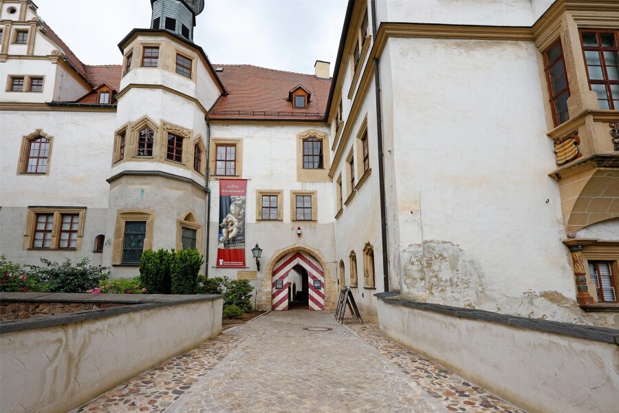 Wie das Schloss Hinterglauchau umgekrempelt werden soll - Blick auf das Schloss Hinterglauchau, das in den nächsten Jahren saniert werden soll.