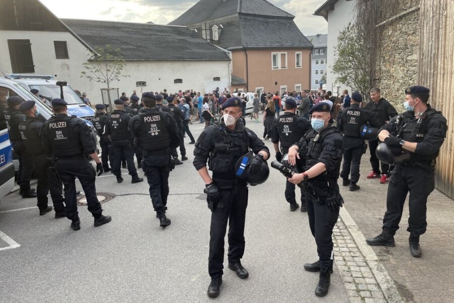 Wie der Corona-Protest in Zwönitz eskalierte 