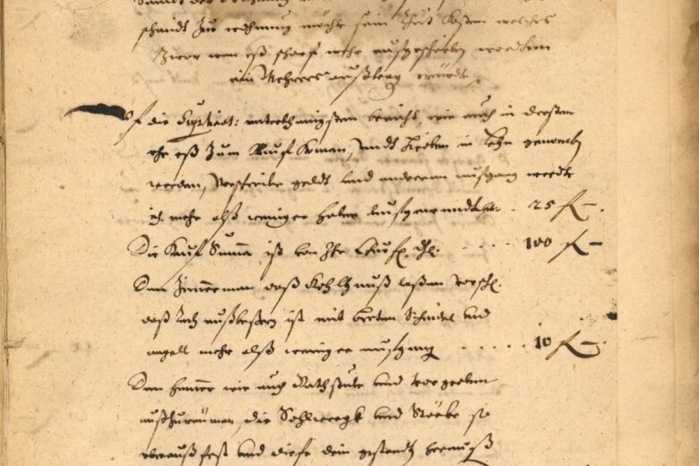 Wie der Streit um ein zweites Hammerwerk ausging - Schriftverkehr zu Gottfried Rübners Zain-, Zeug- und Schaufelhammer in Frohnau 1660-1661.
