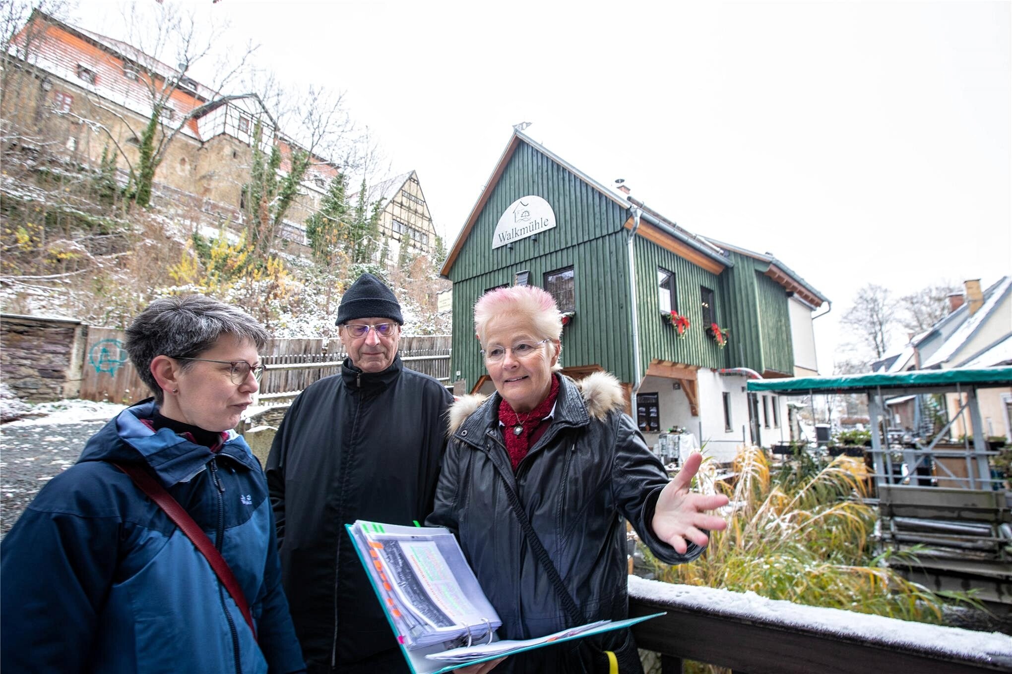 Wie die erste touristische Führung durch die Plauener Elsteraue ankam